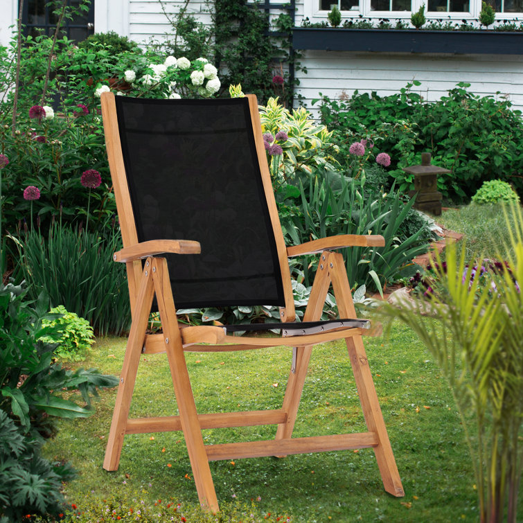 Teak best sale recliner chair